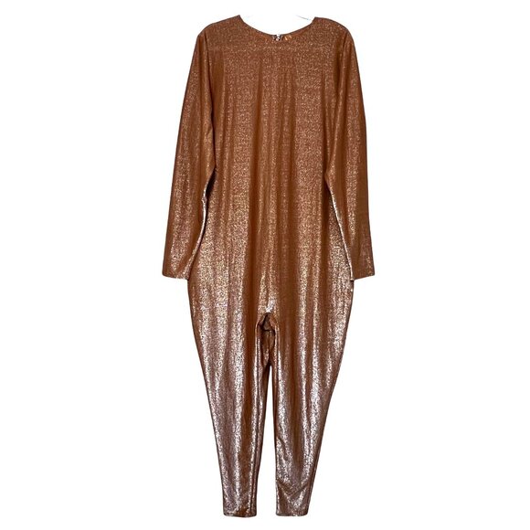 SKIMS Shimmer Catsuit Jumpsuit Copper 4X - Picture 2 of 12